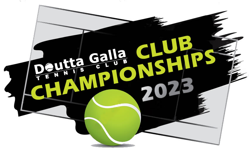 Doutta Galla Tennis Club Championships 2023 Logo